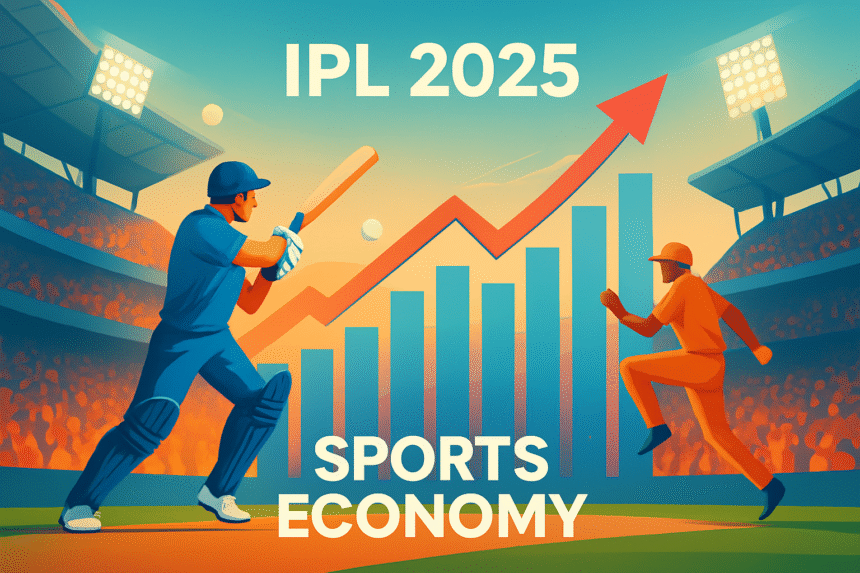 IPL 2025 Sports Economy Growth Stadium Scene