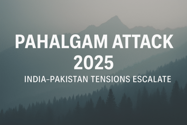 Pahalgam Attack India Pakistan 2025