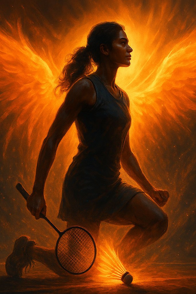 P.V. Sindhu's inspiring resilience, a core part of the Athlete Mindset India values.