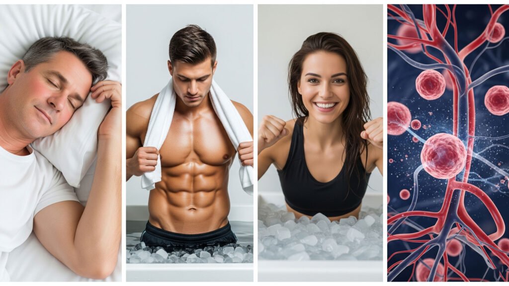 Visual breakdown of Ice Bath Therapy in Mumbai highlighting health benefits of the Mumbai Ice Bath Trend