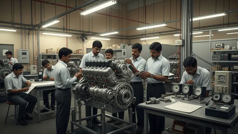 Historic image concept of India’s Kaveri engine prototype inside a DRDO facility